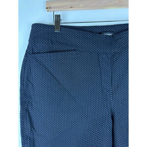 NWOT Women's Hilary Radley Shorts Navy/White Pattern Size XL